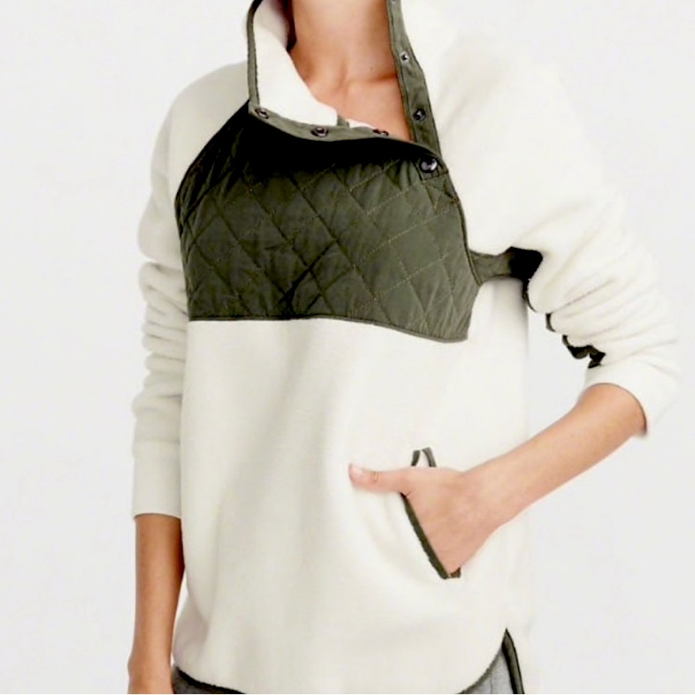 Abercrombie and Fitch Asymmetrical Fleece Jacket